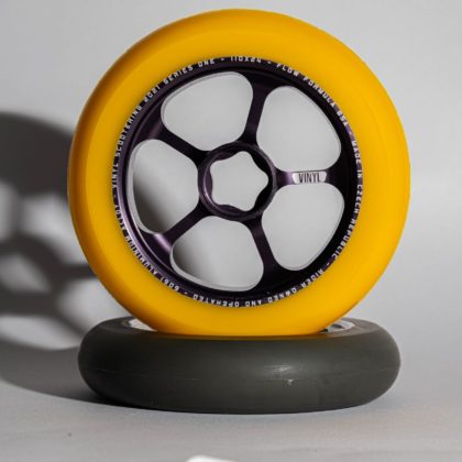 Vinyl Republic 110x24mm Yellow/Black (pair)